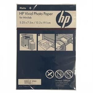150 Sheets HP Vivid 5.25" x 7.5"/ 13.3 x 19.1cm Matte Photo Paper NEW UNOPENED